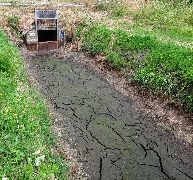 Sloten verondiepen tegen verdroging